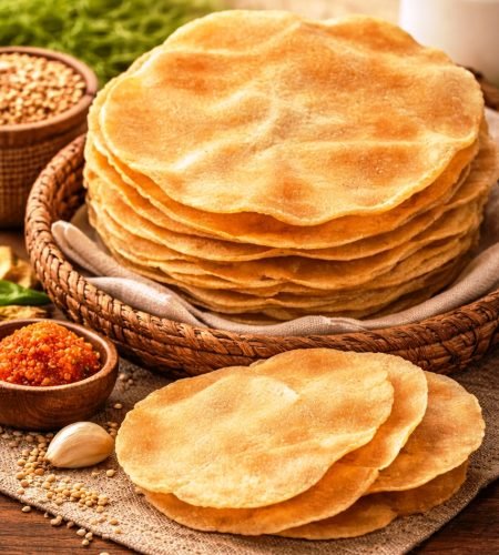 traditional jowar papad